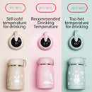 idrop [ 320ml ] Portable Mini Vacuum Drinking SUS304 Stainless Steel Flask with Smart Temperature Display / Botol Minuman Air / 带智能温度显示的便携式迷你不锈钢烧瓶