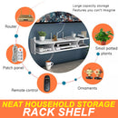 idrop [ 2 LAYER ] Wall Mounted Wall Set-Top Box TV Router and Player Set Storage Shelf Rack