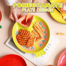 idrop Ceramic Fruit Design Food Plate [ Avocado / Pomegranate ] / Pinggan Makanan Rekaan Buah Seramik [ Delima / Avokado ] / 陶瓷水果设计食物盘[牛油果/石榴]
