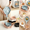 idrop Bear Paw Design Baking Ceramic Pan / Mangkuk Penghidang Makanan Seramik / 陶瓷烤盘 10.5^熊掌大号陶瓷烤盘26.5*19CM