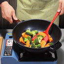 idrop [ 5PCS ] Kitchen Silicone Cooking Utensil Set / Set Dapur Alat Memasak / 硅胶厨具5件套(红黑混 )