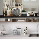 idrop Kitchen Chopstick & Utensil Tableware Storage Drain Rack SUS304 Stainless Steel / Rak Keluli Tahan Karat Untuk Sudu garpu dan Penyepit Makanan / 304 精美加厚多用厨房筷笼方形套装