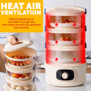 idrop [ 4 LAYER ] Multilayer Stackable Electric Insulated Heating Food Meal Storage