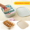 idrop Underwear & Socks Multi Compartment Slot Storage Box