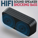 idrop Mini Bluetooth Portable Wireless Speaker with TF Card Aux Port Slot FM Radio Alarm Clock