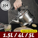 idrop [ 1.5L / 4L / 5L ] Golden Bell Kettle Pot Stainless Steel SUS304 / Cerek Air Keluli Tahan Karat / 不锈钢金钟壶(304)(丽昌)