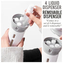 idrop 4 IN 1 Liquid Dispenser for Soap Shampoo & Cosmetic Makeup Solution