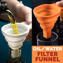 idrop [ 6CM ] Mini Silicone Flexible Collapsible Oil Liquid Water Funnel Kitchen Tool Filter