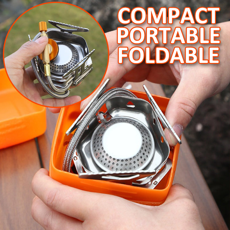 idrop Outdoor Camping Mini Stove Compact Portable Foldable Outdoor Cooker / Dapur Masak Mudah Alih Senang Lipat / 气炉户外便携气罐自驾游炊具