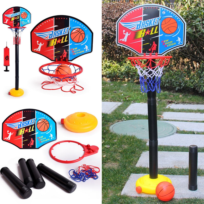 idrop 115CM Kid's Basketball Hoop Stand Game Set with Adjustable Height  [ 48cm~115cm ]