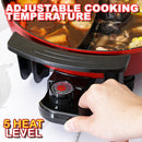 idrop [ 2 IN 1 ] Multifunctional Electric Hot Pot Nonstick Cooker 1450W 220v 50Hz / Periuk Masak Hotpot Tidak Lekat / 多功能电火锅不粘锅 1450W 220v 50Hz [ FREE GIFT INCLUDED ]