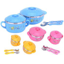 idrop CHILDREN BOWL SET - Eating Set with Spoon and Fork