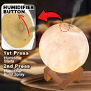 idrop 3D Moon Light LED Nightlight Rechargeable Humidifier [ 15cm ]