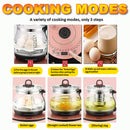 idrop [ 1.8L ] 20 Function Electric Health Pot + Ceramic Cup + Egg Steamer / Cerek Elektrik + Cawan Seramik + Rak Stim Telur / 1.8L陶瓷盅圆形养生壶