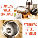 idrop 1200ml Stainless Steel Vacuum Food Pot Container