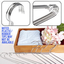 idrop 10pcs Stainless Steel Clothes Hanger / Penyangkut Baju Besi Keluli