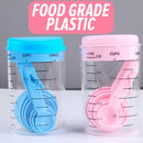 idrop [ 7PCS ] Plastic Measuring Cup + Spoon Set / Set Cawan dan Sudu Ukur Sukat / 量杯+量勺套装