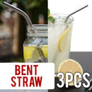 idrop 9PCS Stainless Steel Straw Drinking Set + Portable Carry Box Container