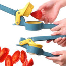 idrop Handheld Fruit & Egg Slicer / Pemotong Penghiris Telur & Buah Nipis / 新款手压切片器