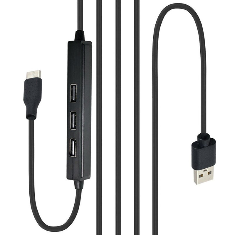 idrop 2 IN 1 USB 2.0 Hub & Type C Cable Charging & data Transfer [ 3X USB Port ]