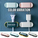 idrop [ 4pcs ] Wall Mounted Multifunction Cable Wire & Plug Management Organizer