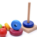 idrop STACKING TOY TOWER - Children Wooden Interactive Toy
