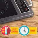 idrop Kitchen Electric Hot Plate Cooker with Adjustable Temperature Control 2000W