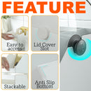 idrop Multifunction Kitchen cabinet drawer storage box [ 30cm(L) x 9cm(W) x 18cm(H) ]