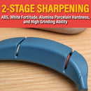 idrop 2 Stage Banana Shape Kitchen Knife Sharpener / Pengasah Pisau Bentuk Pisang / 香蕉磨刀器