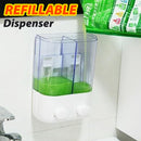 idrop [ 1L ] 2 IN 1 Gel & Shampoo Wall Mounted Dispenser