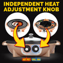 idrop [ 42CM ] 2 IN 1 Hotpot Shabu-Shabu Electric Cooking Grill BBQ Cooker [ 1200W + 1350W ]