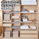 idrop Multifunction Wardrobe Cabinet Adjustable Length Storage Shelf Rack