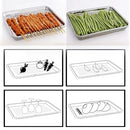 idrop Rectangular Aluminium Kitchen Food & Drainage Tray [ 28.5 x 38.5cm ]