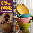 idrop Ceramic Oil Separating Bowl  / Mangkuk Seramik / 陶瓷碟 5.1"陶瓷冰裂釉旋涡碗13*10*5CM