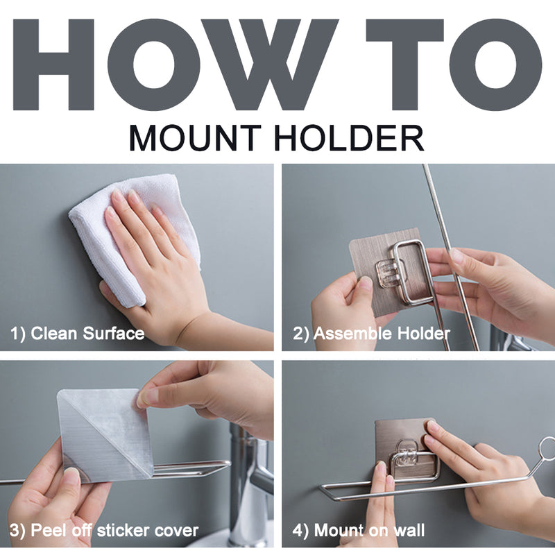 idrop Napkin & Tissue Roll Holder Wall Mounted Household Hanger