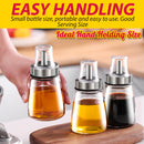 idrop [ 160ml ] Glass Oil & Sauce Bottle Seasoning Condiment Dispenser Jar