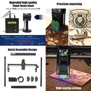 idrop Ultra-fine Laser Engraver 40W Offline Engraving Machine for Wood Metal with Rotary Roller Engraving Module for Cylindrical Object / Mesin Pengukir & Pemotong Laser / 护眼激光雕刻机切割机刻字机打标机雕刻机滚轴用于保温杯笔
