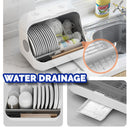 idrop Kitchen Utensil and Tableware Storage Rack with UV Ultraviolet Antibacterial Disinfectant Light