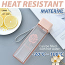 idrop [ 500ml ] Square Transparent Plastic Drinking Water Bottle / Botol Minuman Plastik / 500ML方形透明PC水壶