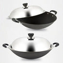 idrop [ 40CM ] Iron Casted Nonstick Cooking Wok / Kuali Masak / 铸铁不粘锅
