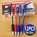 idrop [ 12PCS  Box ] 0.5mm Stationery Press Gel Pen / Pen Alat Tulis / 中性笔 [ BLACK / BLUE / RED ]
