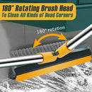 idrop [ 3 IN 1 ] Multifunction Srubbing Brush & Scraper Sweeper V-Shape Bristle / Berus Penyapu Pelbagai Guna 3IN1 / 三合一多用刷(一字型刷毛+V型刷毛+贴合 刮条)