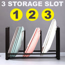 idrop Kitchen Steel Plate Dishrack Storage Drainage Rack