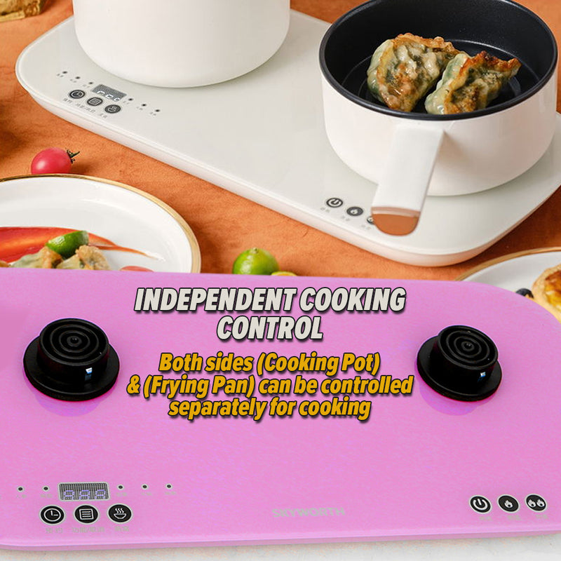 idrop [ 600ml ] Multifunctional Stew Steam & Fry Breakfast Cooker / Dapur Memasak Sarapan / 600ML多功能炖煮蒸煎早餐机
