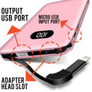 idrop D10 10000mAh Powerbank - 3 IN 1 Interchangeable Charging Adapter Head for [ Micro USB / Type-C / Apple Device ]