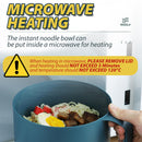 idrop Large Capacity Instant Noodle Plastic Microwave Food Bowl / Mangkuk Makan Plastik / 大号小麦泡面碗套装(麦香