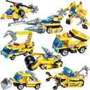 idrop [ ENLIGHTEN ] TRANSFORM MECHA Construction Robot Transformer Toy