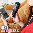 idrop DLK38001 Mobile Portable karaoke Singing Microphone + Mic Holder Stand