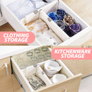 idrop Drawer Storage Expandable Extendable Partition Divider / Pembahagi Laci / 抽屉收纳分隔板  [ 28CM~44CM ]