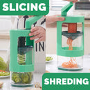 idrop Multifunction Kitchen Vegetable Hand Manual Spin Slicer Roller